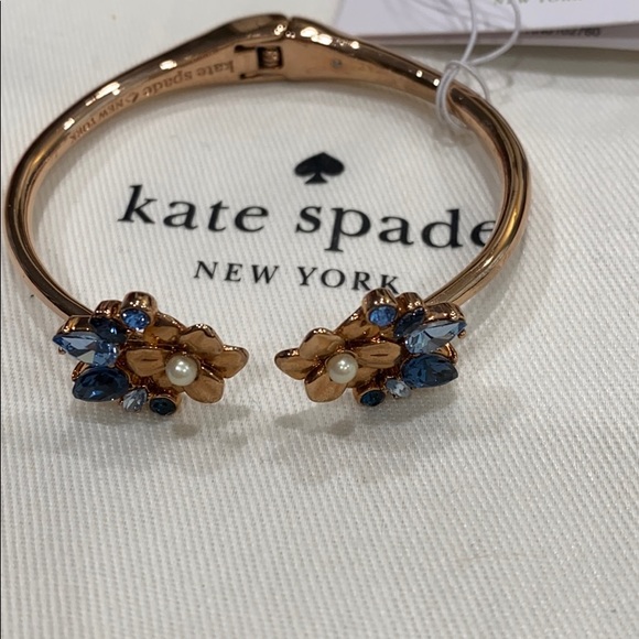kate spade Jewelry - Kate Spade Wild Garden Open Hinged Cuff